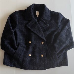 LC Cropped Pea Coat, 1X